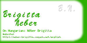 brigitta neber business card